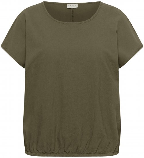 Kaffe Curve Nana Blusa a maniche corte Grape Leaf - Camicie e tuniche - 