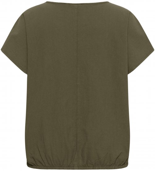 Kaffe Curve Nana Blusa a maniche corte Grape Leaf - Camicie e tuniche - 