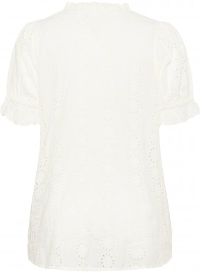Kaffe Curve Dina Blouse White - Camicette - 