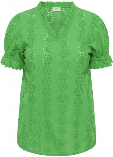 Kaffe Curve Dina Blouse Bright Green - Camicette - 