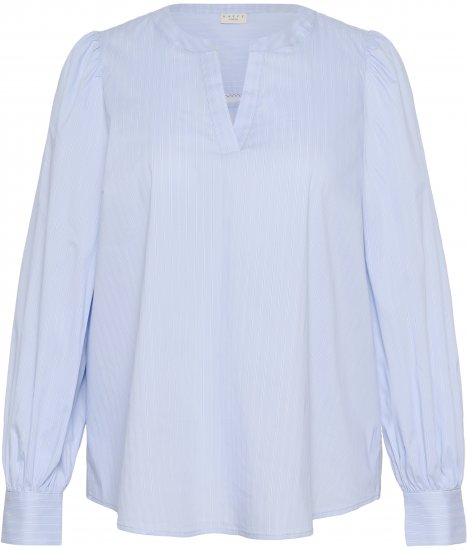 Kaffe Curve Juda Blouse Nantucket Breeze Stripe Blue - ABBIGLIAMENTO DONNA 40-66 - 