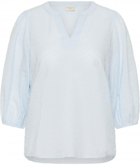 Kaffe Curve Penelopia Blouse Nantucket Breeze Blue - Camicette - 