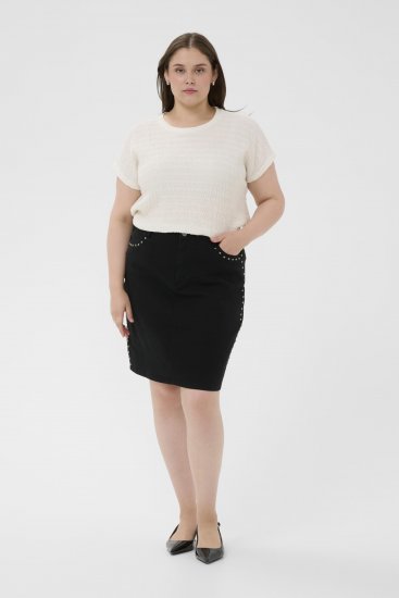 Kaffe Curve Felice Blouse Chalk - Camicette - 