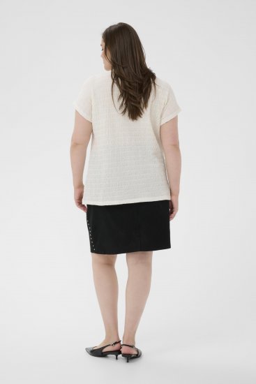 Kaffe Curve Felice Blouse Chalk - Camicette - 