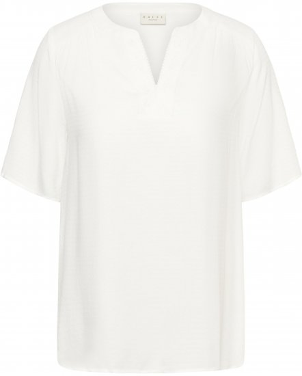 Kaffe Curve Mina Lace Blouse Chalk White - Camicie e tuniche - 