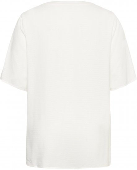 Kaffe Curve Mina Lace Blouse Chalk White - Camicie e tuniche - 
