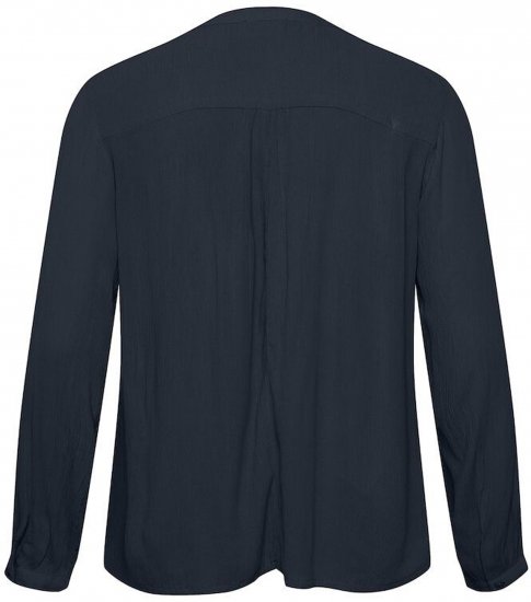 Kaffe Curve Ami Manica lunga Blusa Blu navy notte - T-shirt - 