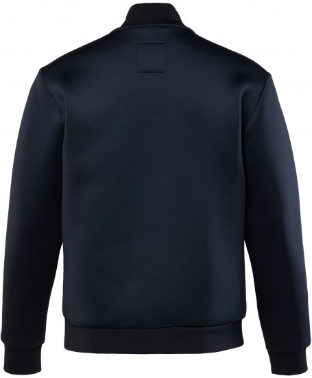 JP1880 College Jacket Scuba Fabric with Zipper Navy - Giubbotti - Giubbotti Uomo Taglie Forti