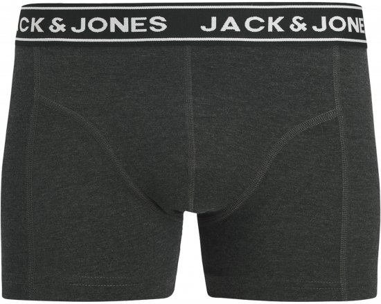 Jack & Jones Hector Solid Trunks 3-Pack Navy/Red/Grey - Boxer - Boxer Uomo Taglie Forti
