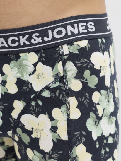 Jack & Jones Acray Flower Boxers 3-Pack Black/Navy - Intimo & costumi da bagno - Intimo Taglie Forti Uomo