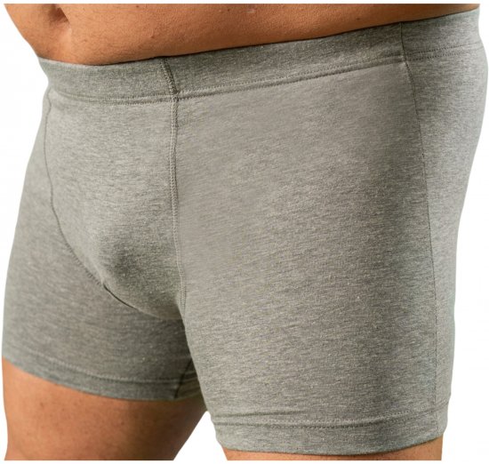 20 Nodi 978 Stretch Cotton Boxer with Internal Elastic Band Grey - Boxer - Boxer Uomo Taglie Forti