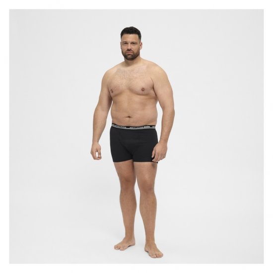 North Latitude 5-Pack Boxershorts Black - Boxer - Boxer Uomo Taglie Forti
