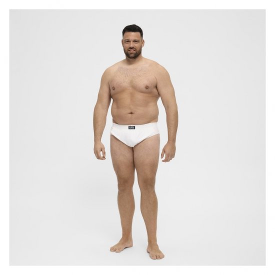 North Latitude Brief Underwear White - Slip - Slip Uomo Taglie Forti