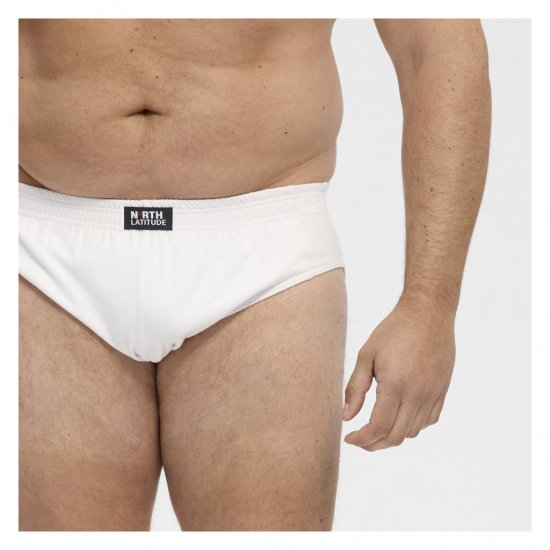 North Latitude Brief Underwear White - Slip - Slip Uomo Taglie Forti