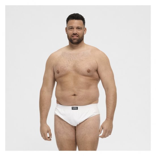 North Latitude Brief Underwear White - Slip - Slip Uomo Taglie Forti