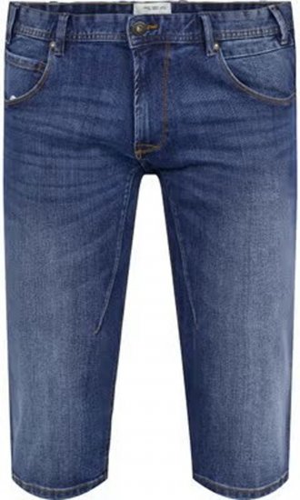 North Latitude 41307 Capri Denim Shorts Blue - Shorts - Pantaloncini Uomo Taglie Forti