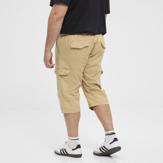 North Latitude 51136 Capri Shorts Beige - Shorts - Pantaloncini Uomo Taglie Forti