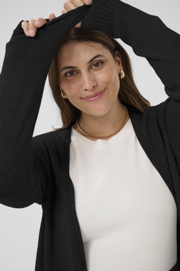 Kaffe Curve Alianna Knit Cardigan Black Deep - Cardigan - 