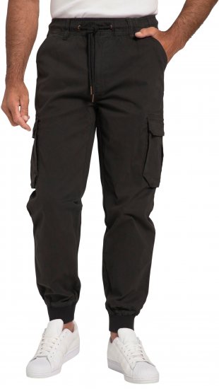 JP1880 Cargo Trousers with Many Pockets Stretchy Black - Jeans & pantaloni - Jeans & Pantaloni Uomo Taglie Forti