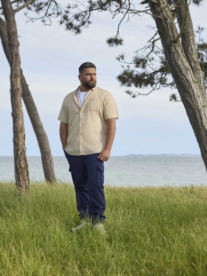 North Latitude 51141 Stretch Cargo Pants Navy - Jeans & pantaloni - Jeans & Pantaloni Uomo Taglie Forti