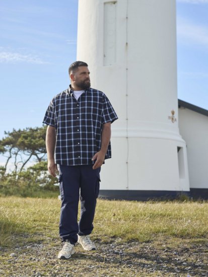 North Latitude 51141 Stretch Cargo Pants Navy - Jeans & pantaloni - Jeans & Pantaloni Uomo Taglie Forti