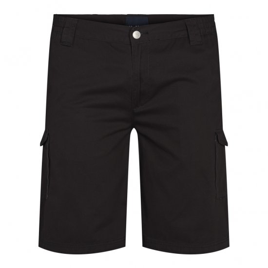 North Latitude Cargo Shorts Black - Shorts - Pantaloncini Uomo Taglie Forti