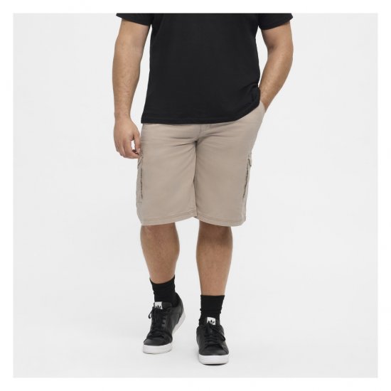 North Latitude Cargo Shorts Sand - Shorts - Pantaloncini Uomo Taglie Forti