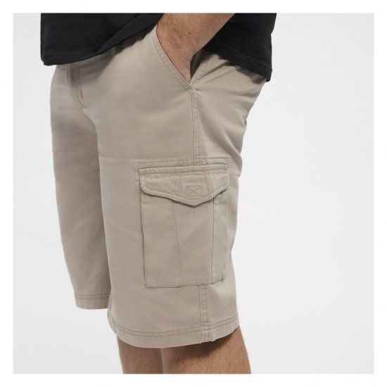 North Latitude Cargo Shorts Sand - Shorts - Pantaloncini Uomo Taglie Forti