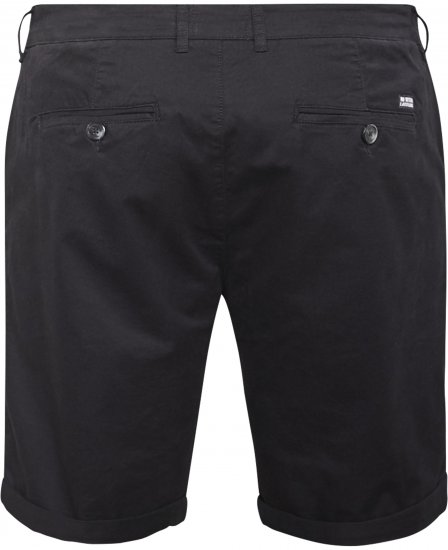 North Latitude 61147 Shorts Chino Nero - Shorts - Pantaloncini Uomo Taglie Forti