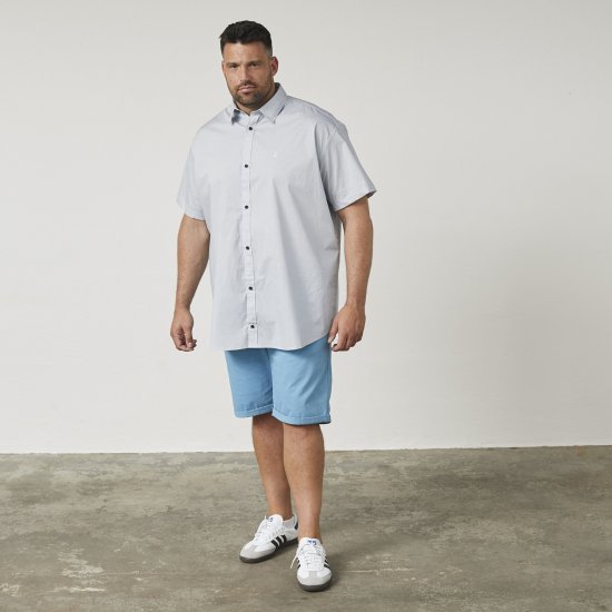 North Latitude 61147 Short Chino Blu Medio - Shorts - Pantaloncini Uomo Taglie Forti