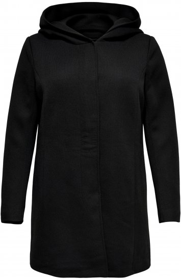 Only Carmakoma Sedona Light Coat Black - Cappotti invernali - 