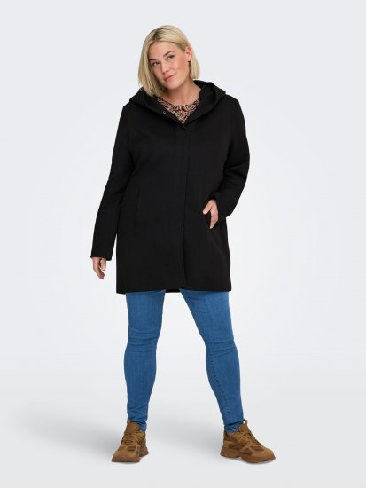 Only Carmakoma Sedona Light Coat Black - Cappotti invernali - 