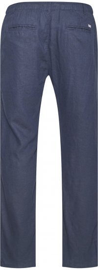 North Latitude 61155 Pantaloni In Lino Vestibilità Comfort Blu Navy - Jeans & pantaloni - Jeans & Pantaloni Uomo Taglie Forti