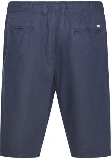 North Latitude 61154 Shorts In Lino Vestibilità Comfort Blu Navy - Shorts - Pantaloncini Uomo Taglie Forti