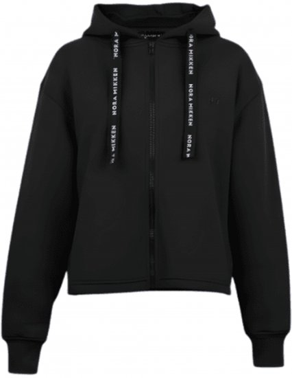 Nora Mikken GERTRUD Cropped Hoodie Black - Felpe & felpe con cappuccio - 