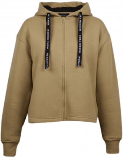 Nora Mikken GERTRUD Cropped Hoodie Camel - ABBIGLIAMENTO DA DONNA XS-XXL - 