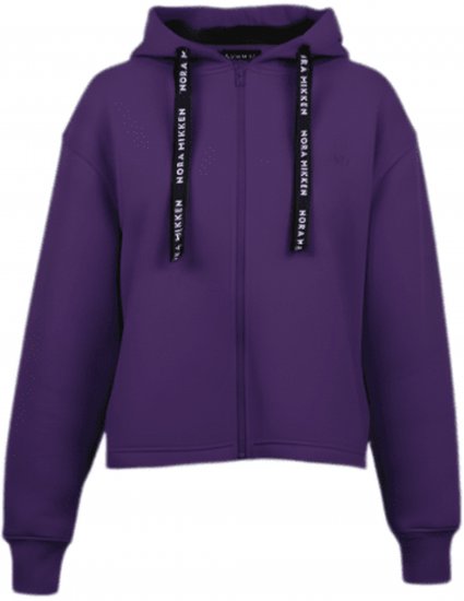Nora Mikken GERTRUD Cropped Hoodie Purple - ABBIGLIAMENTO DA DONNA XS-XXL - 