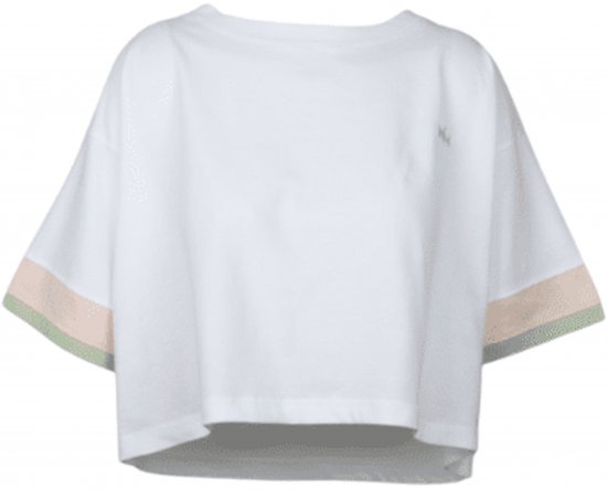 Nora Mikken AGNES Crop Top White - Magliette - 