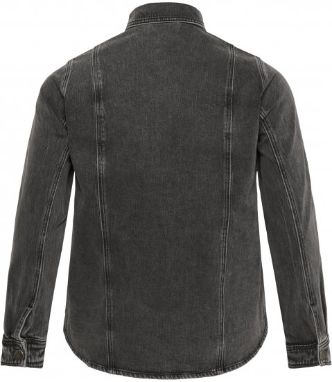 Kaffe Curve Petri Denim Jacket Grey Vintage Wash - Giacche - 