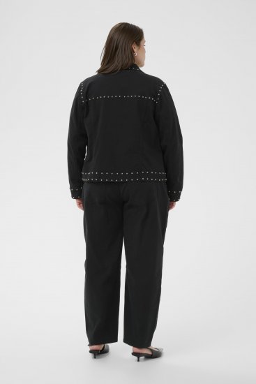 Kaffe Curve Brenn Twill Jacket Washed Black - Giacche in denim - 