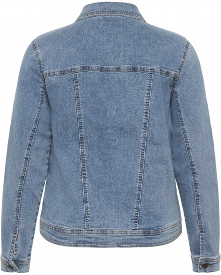 Kaffe Curve Vilana Denim Jacket Washed Blue - Giacche in denim - 