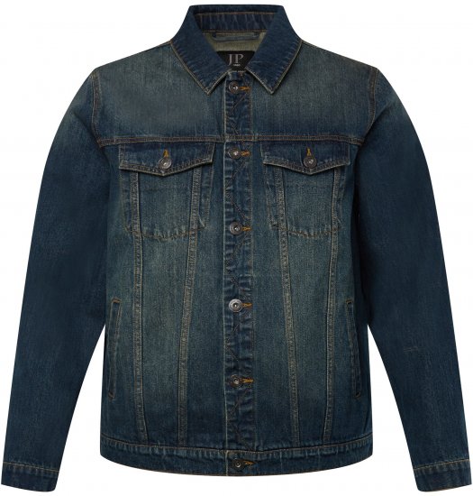 JP1880 Denim Jacket Dark Blue Denim - Giubbotti - Giubbotti Uomo Taglie Forti
