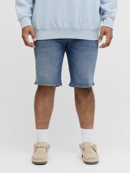 Jack & Jones Rick Original Regular Fit Shorts Blue - Shorts - Pantaloncini Uomo Taglie Forti