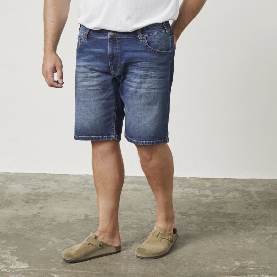 North Latitude 61156 Ringo Shorts In Denim Denim - Shorts - Pantaloncini Uomo Taglie Forti
