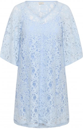Kaffe Curve Lucy Dress Nantucket Breeze Blue - Vestiti midi - 