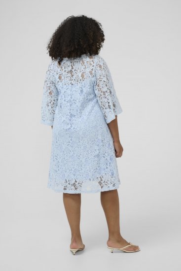 Kaffe Curve Lucy Dress Nantucket Breeze Blue - Vestiti midi - 