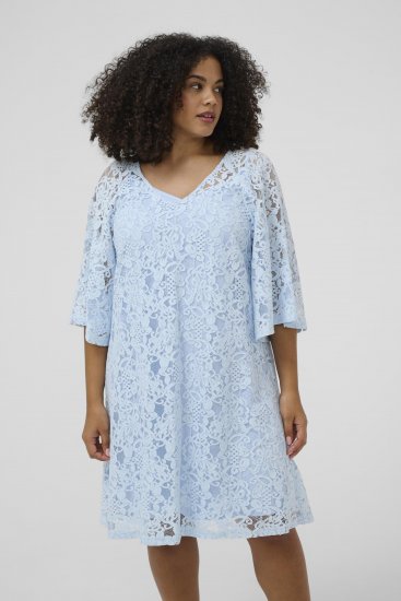 Kaffe Curve Lucy Dress Nantucket Breeze Blue - Vestiti midi - 