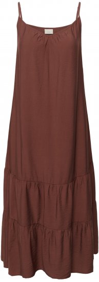 Kaffe Curve Emilia Dress Henna Brown - Vestiti maxi - 