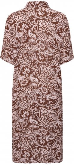 Kaffe Curve Thina Ami Shirt Dress Henna Brown - Vestiti midi - 