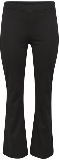 Kaffe Curve Jenna Leggings svasati Nero profondo - Jeans & Pantaloni Donna Taglie Comode – Plus Size - 